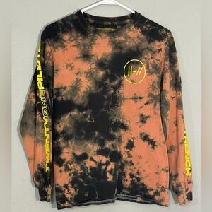 Twenty One Pilots Bandito Tour 2019 Trench Tie Dye Long Sleeve Tee SzSm